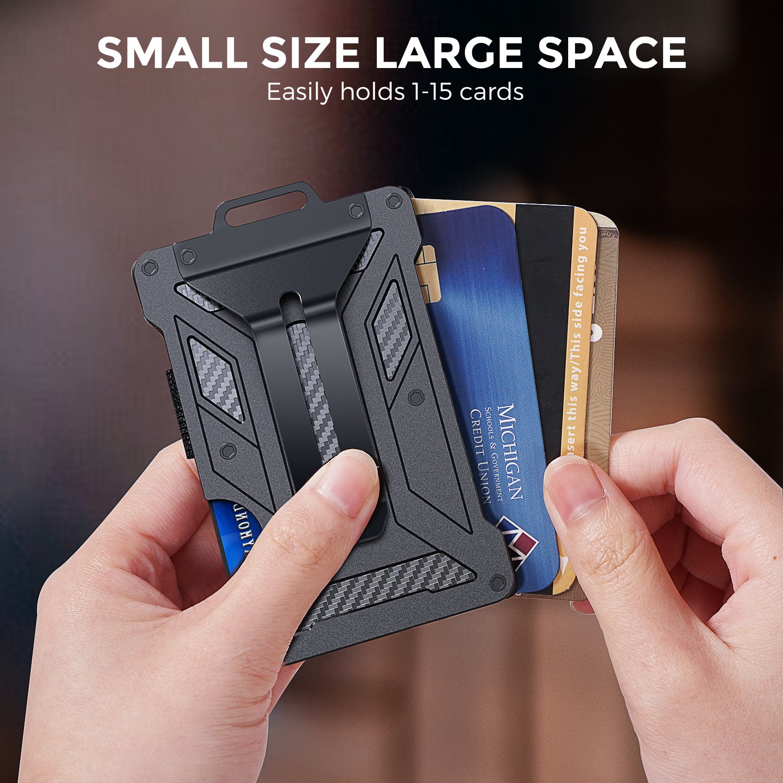 AHASTYLE WG90 Badge Holder Wallet with Lanyard Aluminium Alloy RFID Blocking Office ID Card Holder AHASTYLE WG90 Badge Holder Wallet with Lanyard Aluminium Alloy RFID Blocking Office ID Card Holder